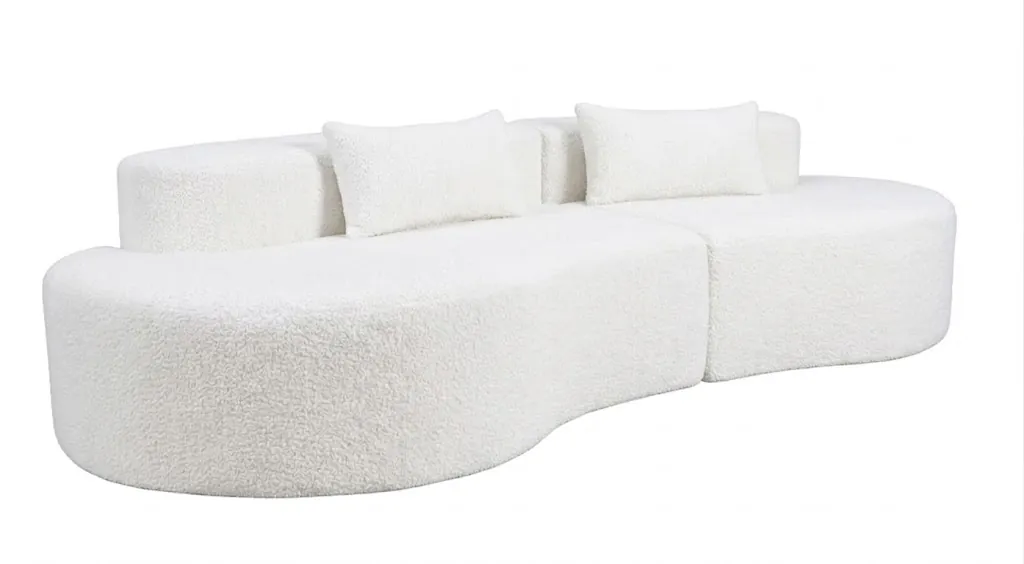 SOFA MODULAR TRES ASIENTOS MEREY BLANCO - 1