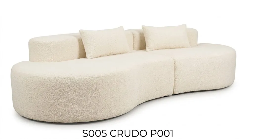 SOFA MODULAR TRES ASIENTOS MEREY CREMA - 1