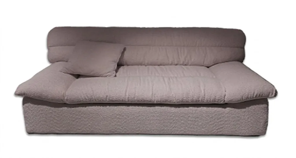 SOFA CORRIDO DOS ASIENTOS MODELO NUBE GRIS CLARO - 1