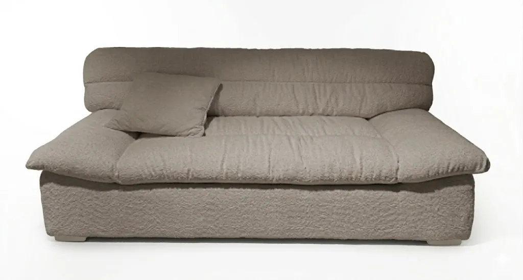 SOFA CORRIDO DOS ASIENTOS MODELO NUBE CREMA - 1